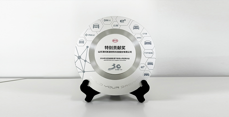 MK体育·（国际）官方网站-mksport连续四年再度荣获比亚迪2024年“特别贡献奖”